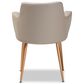 Baxton Studio Martine Dining Chair in Beige/Gold, , large