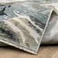 Oriental Weavers Echo ECH07 Blue and Ivory 7"10" x 10"10" Area Rug, , large