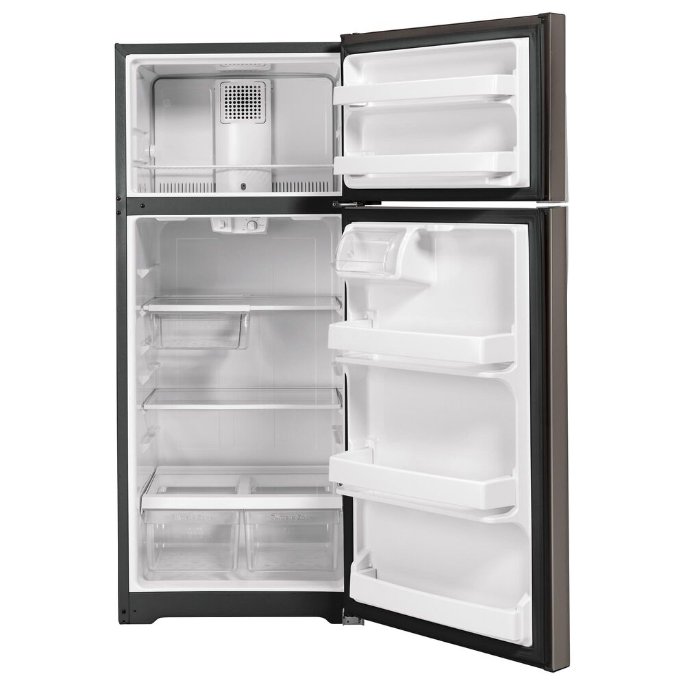 GE Appliances 17.5 Cu. Ft. Top Freezer Refrigerator with Reversible Door in Slate, , large