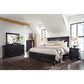Riva Ridge Oxford Queen Storage Panel Bed with Dresser, Chest, and Two Nightstands in Black, , large