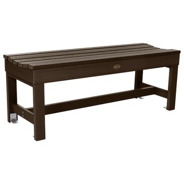 Highwood USA Weldon 4" Patio Picnic Bench in Weathered Acorn, , large