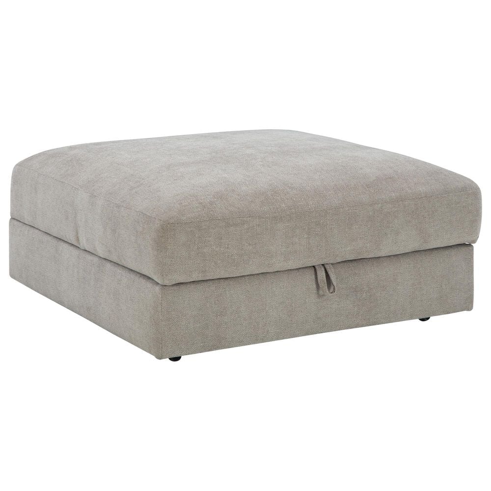 Ashley Aslan Court Storage Ottoman in Flax, , large