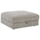 Ashley Aslan Court Storage Ottoman in Flax, , large