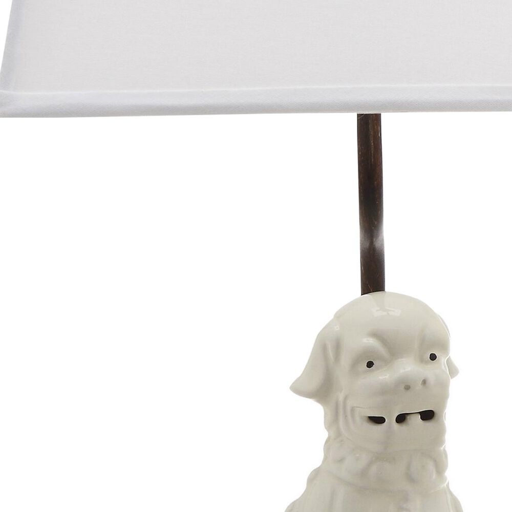 Safavieh Foo 28.5" Dog Table Lamp in Cream (Set of 2), , large