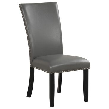 Titanic Furniture Vivian Side Chair in Gray - Set of 2, , large