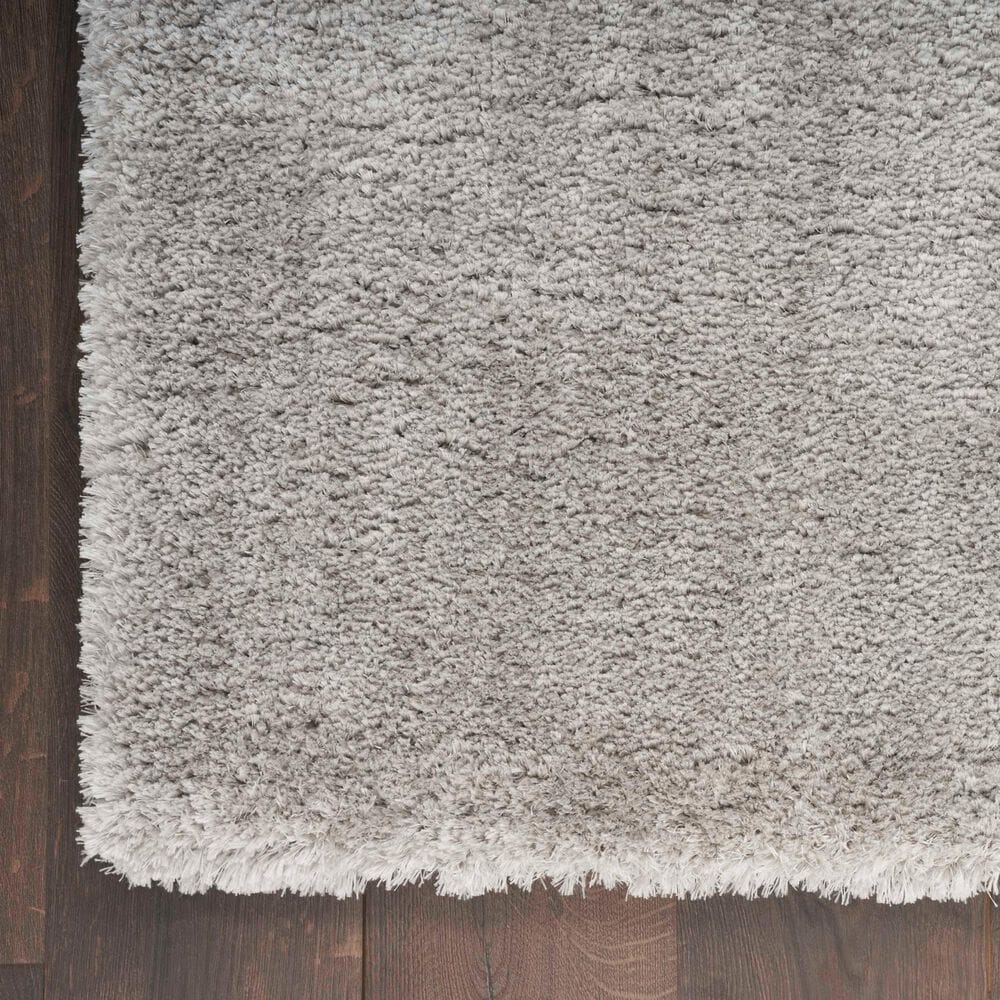 Nourison Dreamy Shag 4&#39; x 6&#39; Silver Area Rug, , large