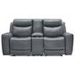 Ashley Mindanao Power Reclining Loveseat in Steel, , large