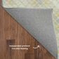 Dalyn Rug Company Soft Essentials Plaid Wheat 8" Round Indoor/Outdoor Area Rug, , large