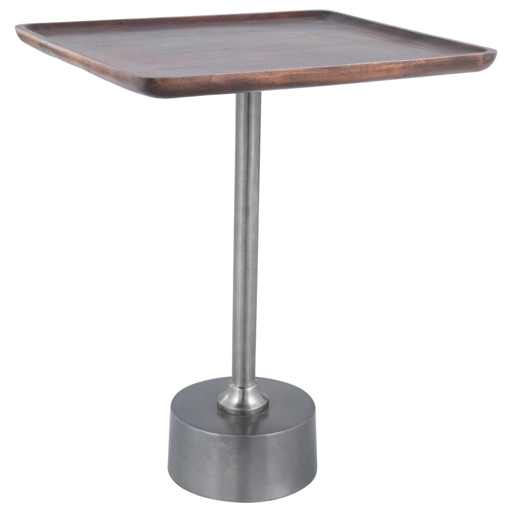 Zuo Modern Terra Side Table in Brown and Black, , large