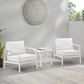 Linon Home Decor Holland Patio Armchair in White, , large