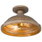 Golden Lighting Bartlett Semi-Flush in Copper Patina, , large
