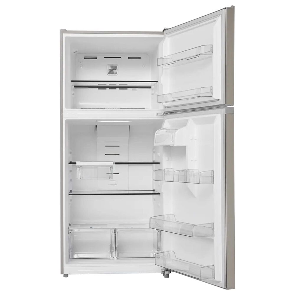 Midea 20.5 Cu. Ft. Garage Ready Top-Freezer Refrigerator in Stainless Steel, , large