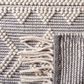 Safavieh Natura NAT351A 8" Square Ivory and Grey Area Rug, , large