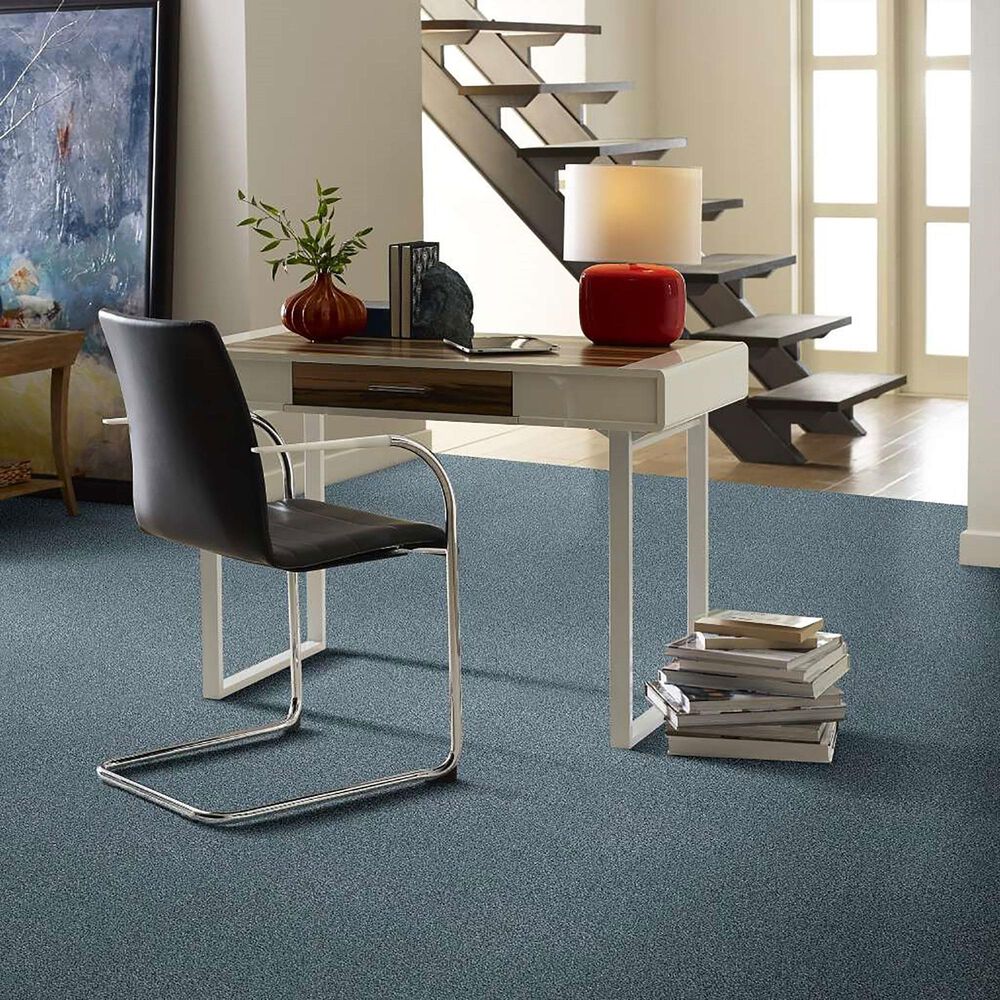Shaw Find Your Comfort TT Blue Carpet in Tropical Hideaway, , large