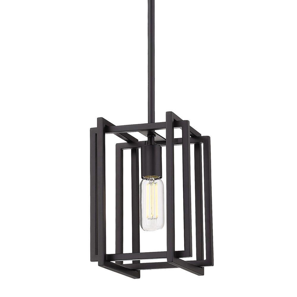 Golden Lighting Tribeca Mini Pendant in Matte Black, , large