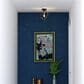 Vaxcel Deering 1-Light Flush Mount in Matte Black and Satin Brass, , large