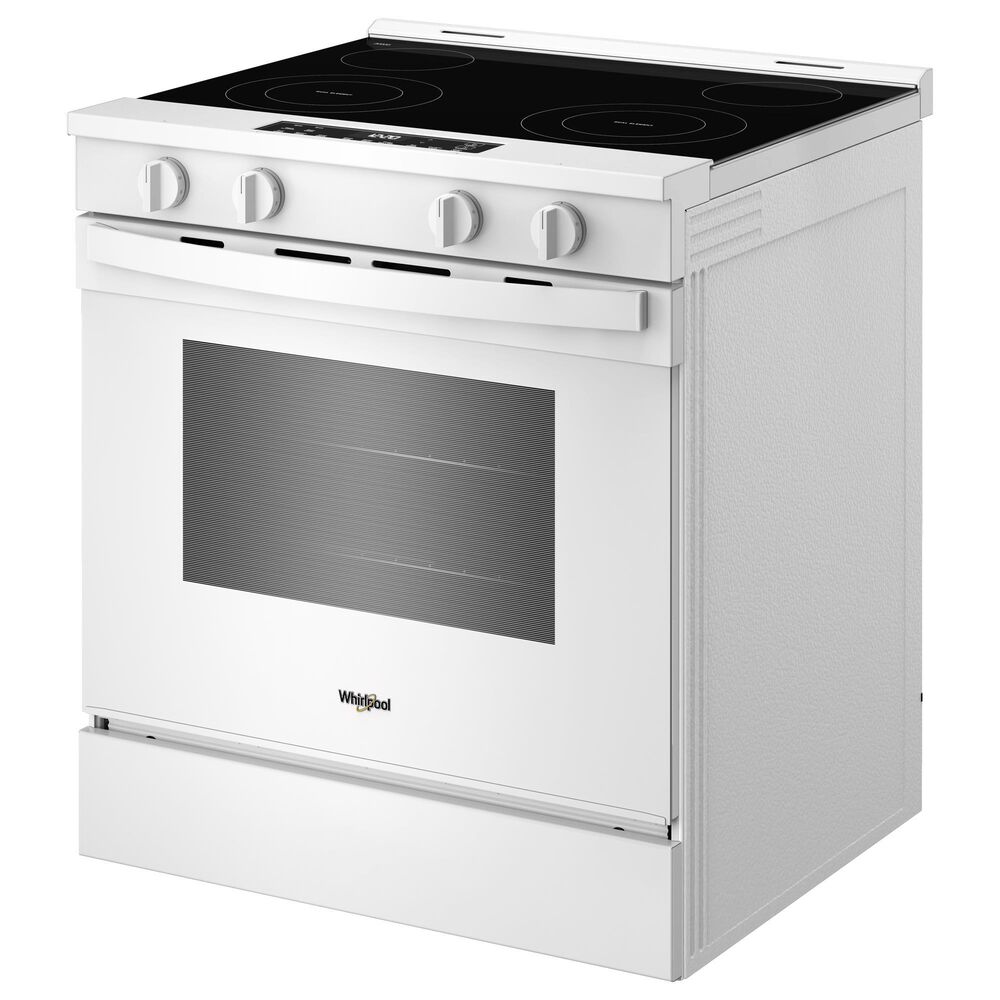 Whirlpool 5.3 Cu. Ft. Slide-in Electric Range in White, , large