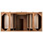 James Martin Vanities Bristol 48" Single Bathroom Vanity in Saddle Brown with Single Hole 3 cm White Zeus Quartz Top and Rectangular Sink, , large