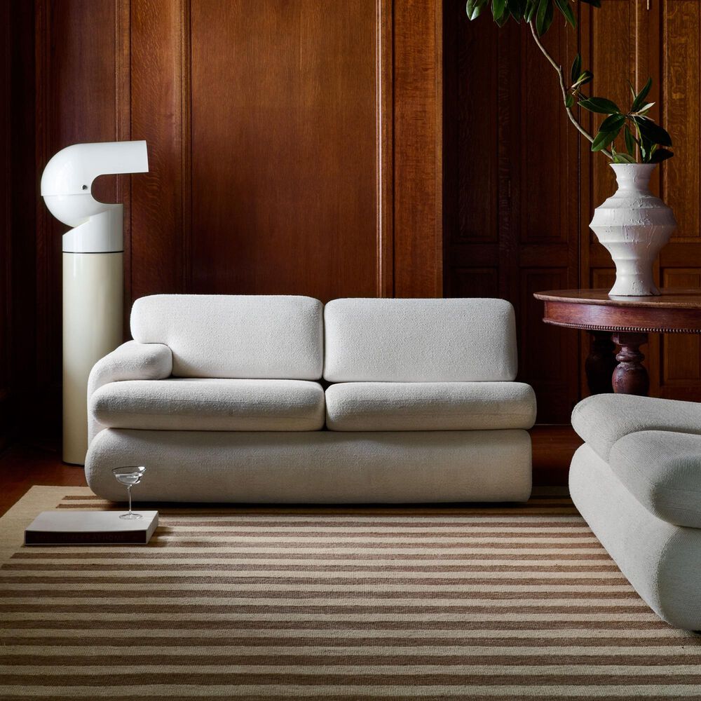 Loloi Craven Oatmeal and Bark 3'6" x 5'6" Area Rug, , large