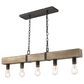 Golden Lighting Garrett Linear Pendant in Antique Black, , large