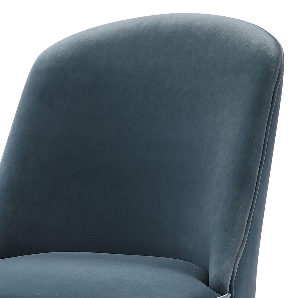 Uttermost Brie Armless Chair Set of Two in Blue, , large