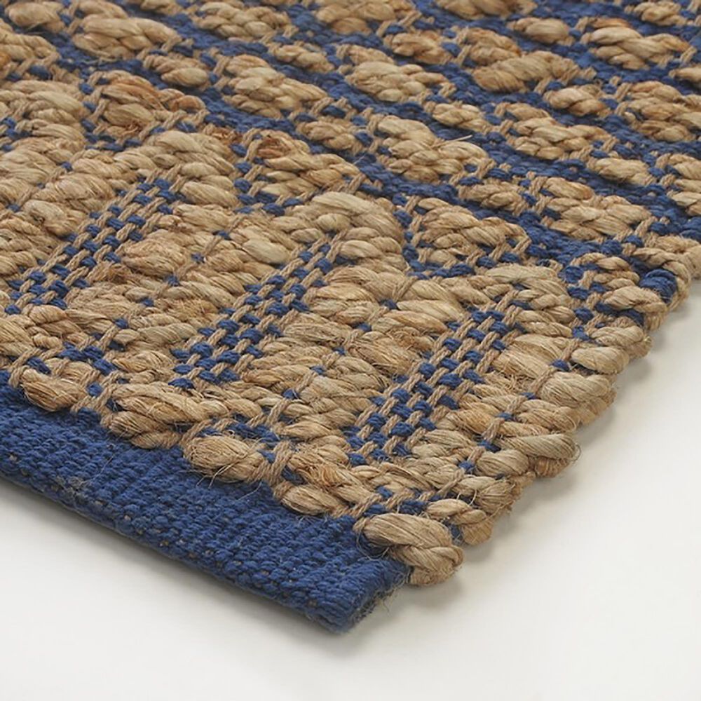 L&amp;R Resources Natural Fiber 5&#39; x 7&#39;9&quot; Insignia Blue Area Rug, , large