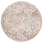 Safavieh Madison MAD611F 11" Round Grey and Gold Area Rug, , large