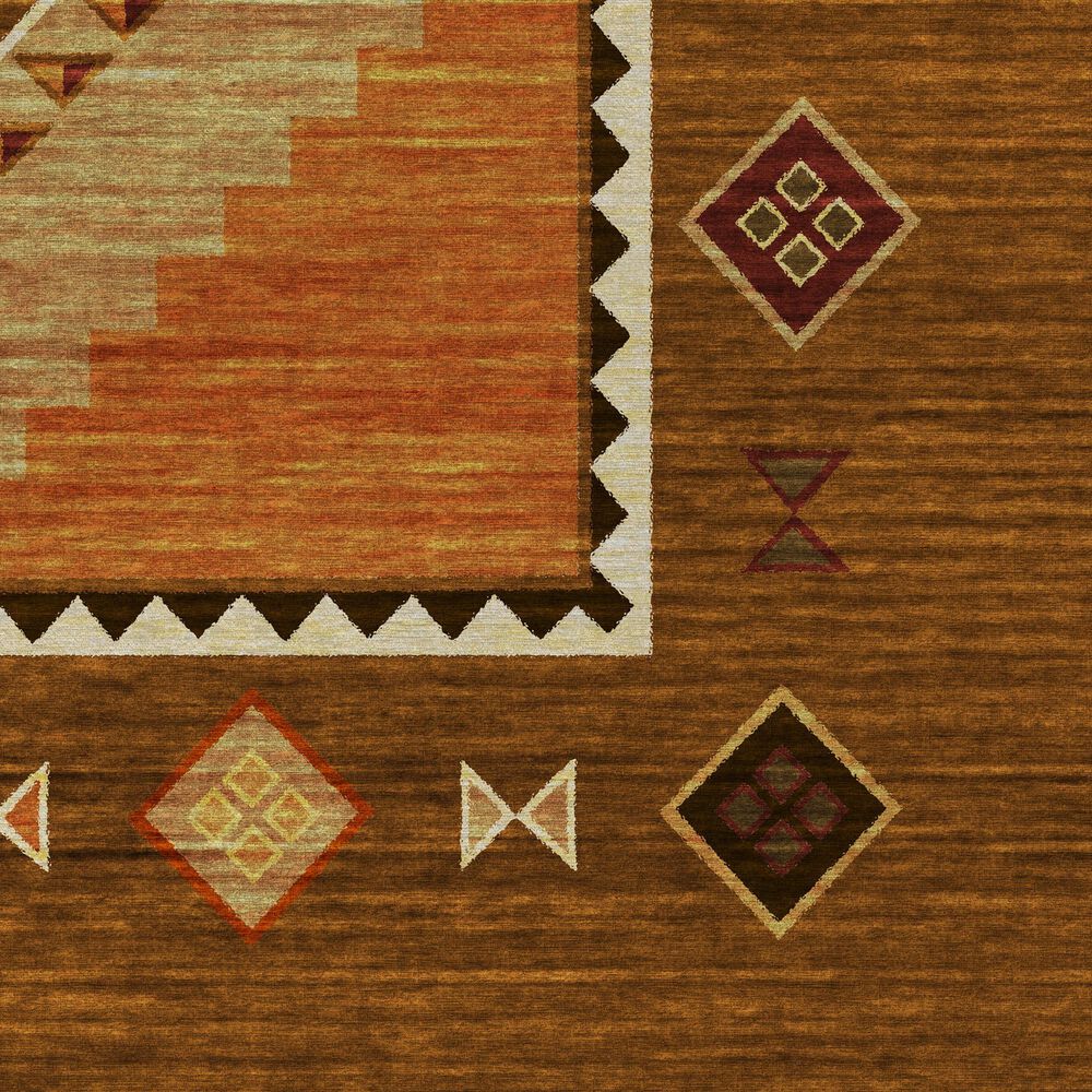 Dalyn Rug Company Phoenix 5&#39; x 7&#39;6&quot; Walnut Indoor/Outdoor Area Rug, , large