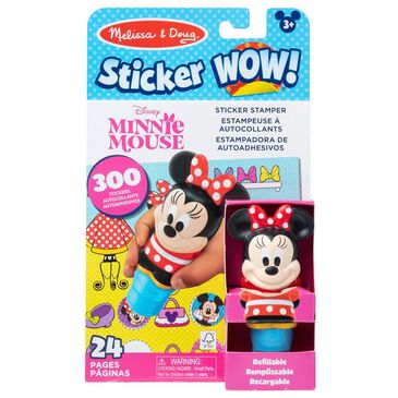 Melissa & Doug Disney"s Minnie Mouse 24-Page Activity Pad and Sticker Stamper, , large