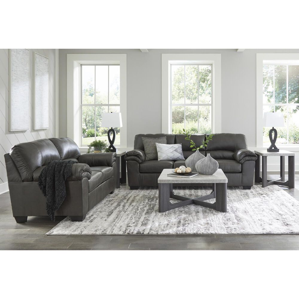 Ashley Bladen Stationary Sofa and Loveseat Set in Slate, , large