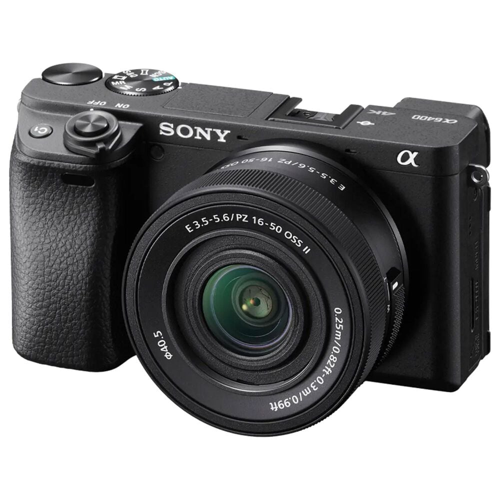 Sony Alpha 6100 Mirrorless Camera with 16-50mm Lens in Black, , large