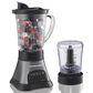 Hamilton Beach 4 Speeds Wave Crusher Multi-Function Blender with Chopper in Gray, , large