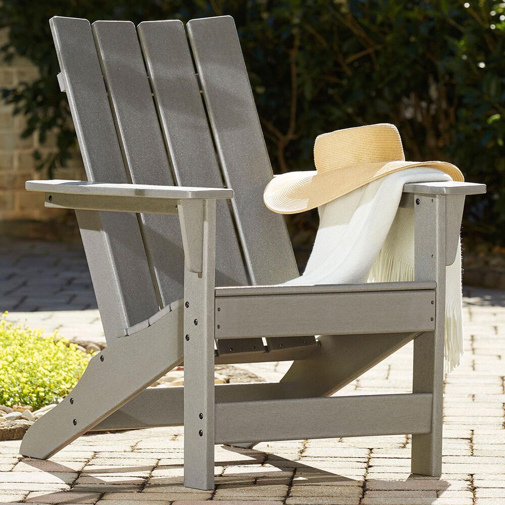 Ashley Visola Adirondack Chair in Gray, , large