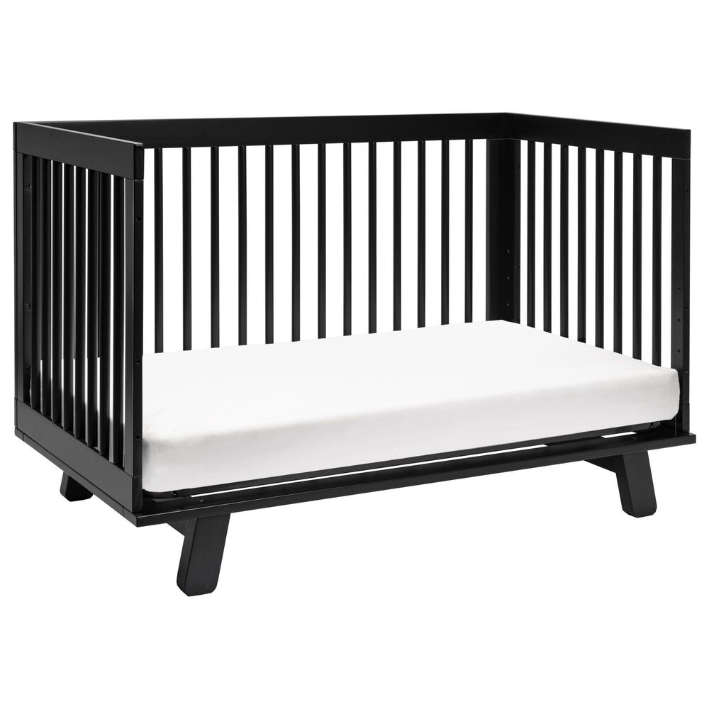 Babyletto Hudson 3-In-1 Convertible Crib in Black, , large