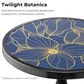 Furniture of America Gleam Round End Table in Black Nickel and Gold, , large