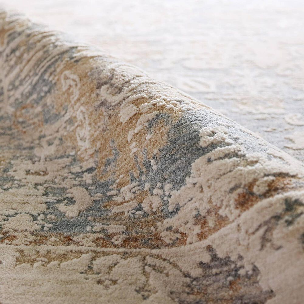 Jaipur Zarif Lupine Tan and Blue 8'6" x 11'6" Area Rug, , large