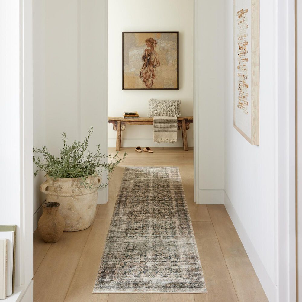 Amber Lewis x Loloi Morgan 2&#39;3&quot; x 7&#39;6&quot; Navy and Sand Runner, , large