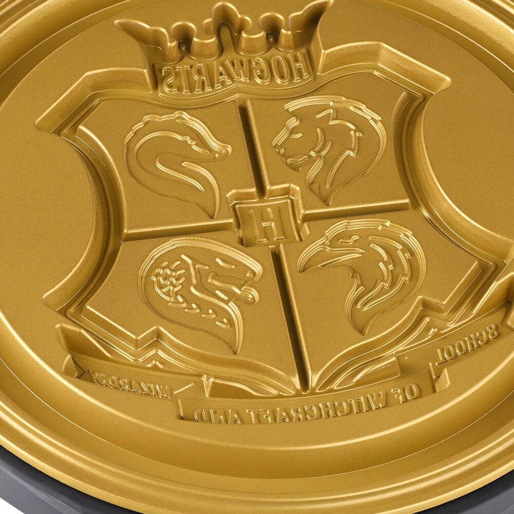 Disney 7" Round Harry Potter Waffle Maker in Black and Gold, , large