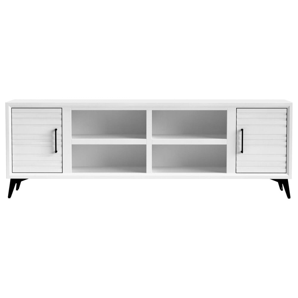 Legends Home Malibu 78" TV Console in White, , large