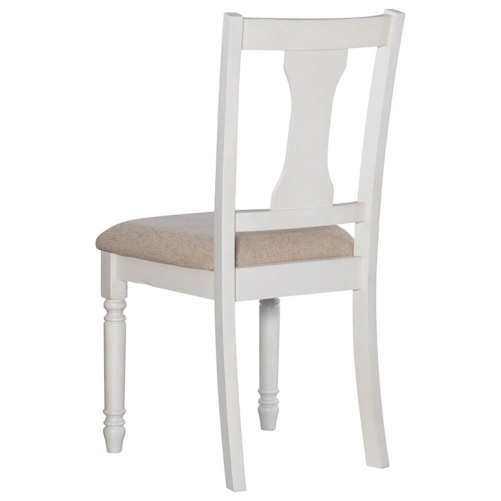 Linon Home Decor Willow Side Chair in Vanilla White, , large