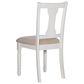 Linon Home Decor Willow Side Chair in Vanilla White, , large
