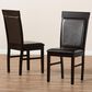 Baxton Studio Thea Side Chair in Dark Brown (Set of 2), , large