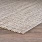L&R Resources Bleached Naturals 81434 9" x 12" Bleach and Gray Area Rug, , large