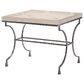 Century Mesa Cortez Chairside Table in Blackened and Tan, , large