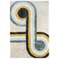 Novogratz Retro RET-3 7"6" x 9"6" Blue Area Rug, , large