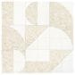 Dal-Tile Pebble Oasis Icicle 12" x 12" Art Deco Natural Stone Mosaic Sheet, , large