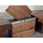Transformer Table Round Dining Bench in Royal Walnut, , large