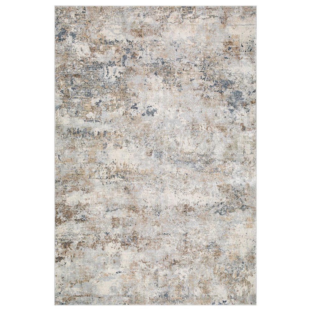 Surya Avellino 12" x 15" Light Gray, Light Beige, Tan, Deep Teal, Gray and Light Olive Area Rug, , large