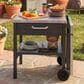 Hearth and Haven Outdoor Foldable Kitchen Cart with Side Table in Black, , large
