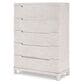Legacy Classic 11 West 5-Piece King Panel Bedroom Set in Cashmere White, , large
